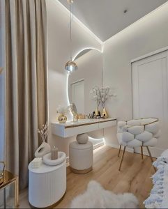 5 Cách Decor Bàn Trang Điểm Đẹp – Cách Sắp Xếp Đồ Gọn Gàng 4 ban-trang-diem-dep