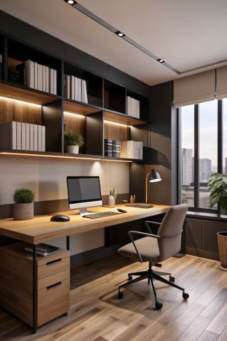 Decor Phòng Làm Việc Tại Nhà – Tối Ưu Không Gian Sáng Tạo Và Tập Trung 4 Decor-Phong-Lam-Viec-Tai-Nha