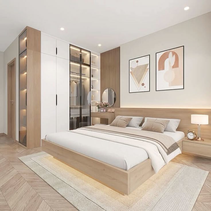 Decor Phòng Ngủ Tone Trắng Đẹp – Tối Giản Nhưng Không Hề Đơn Điệu 1 Phong-ngu-tone-trang